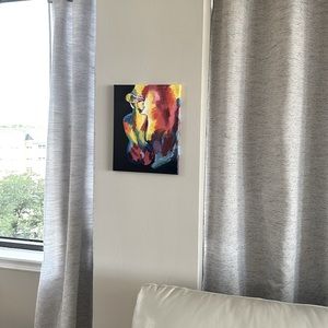 Original artwork: painting of a nude woman